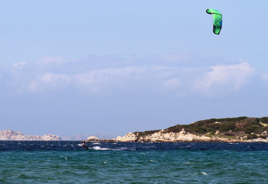 Kitesurfing in Porto Pollo